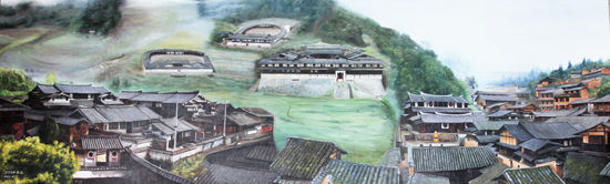 尤溪古民居-林圣元油画 尤溪古民居-林圣元油画